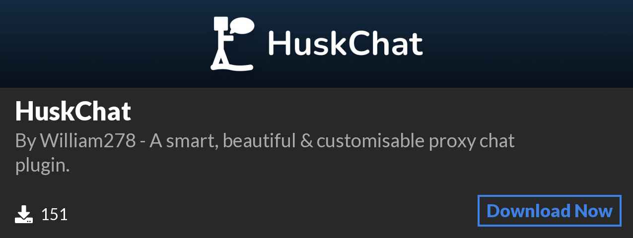 Download HuskChat on Polymart.org
