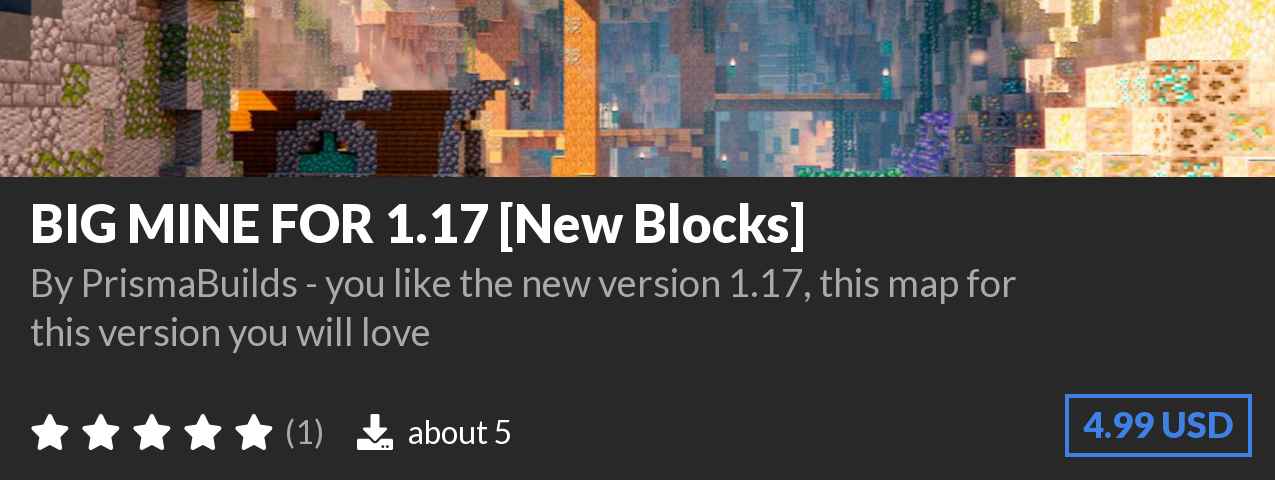 Download BIG MINE FOR 1.17 [New Blocks] on Polymart.org