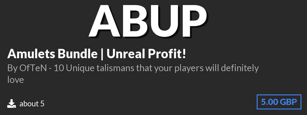 Download Amulets Bundle | Unreal Profit! on Polymart.org