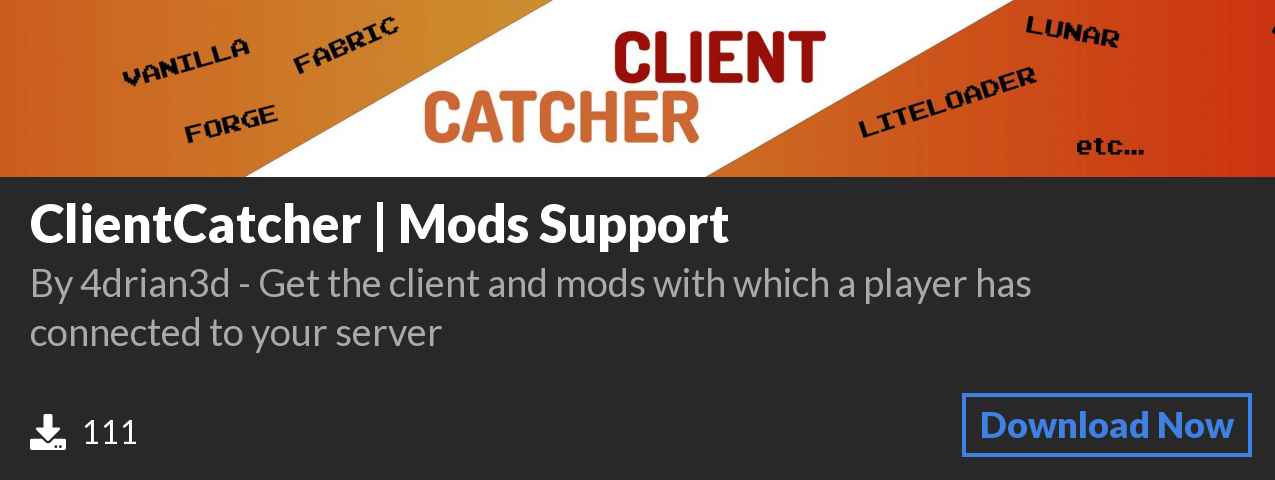 Download ClientCatcher | Mods Support on Polymart.org