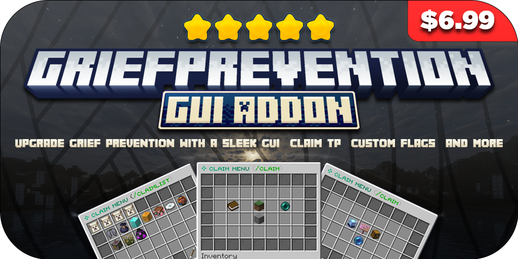 GriefPrevention GUI Addon