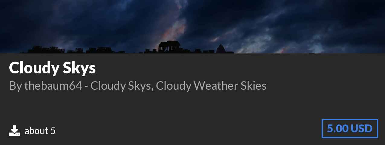 Download Cloudy Skys on Polymart.org