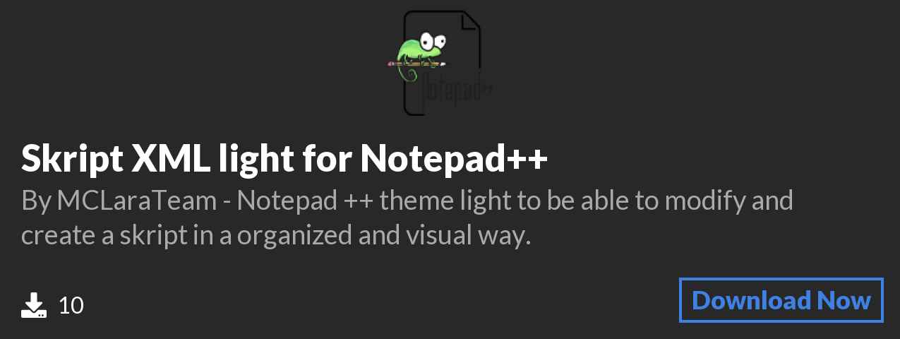 Download Skript XML light for Notepad++ on Polymart.org