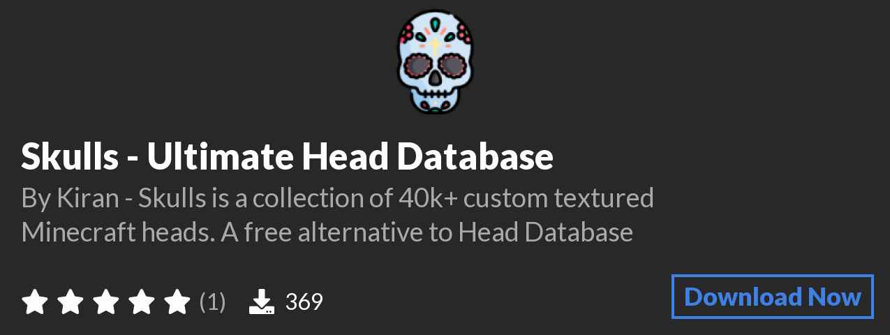 Download Skulls - Ultimate Head Database on Polymart.org