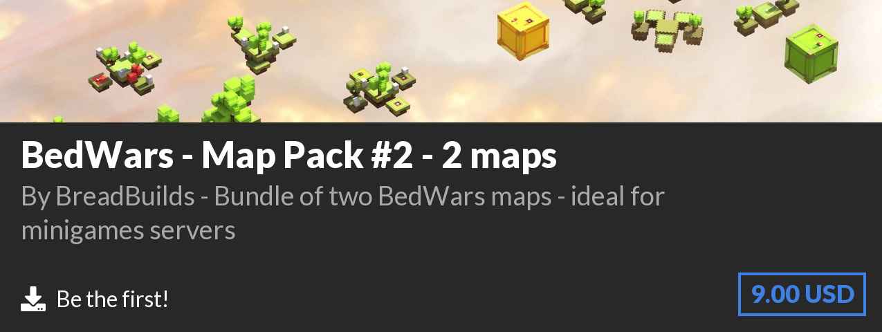 BedWars - Map Pack #2 - 2 maps, Marketing Materials