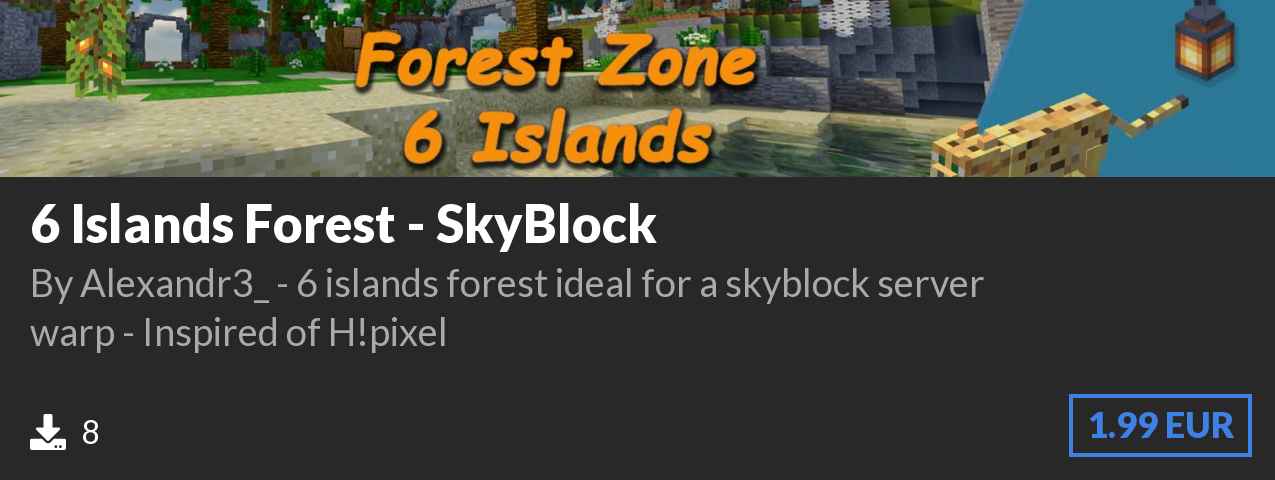 Download 6 Islands Forest - SkyBlock on Polymart.org