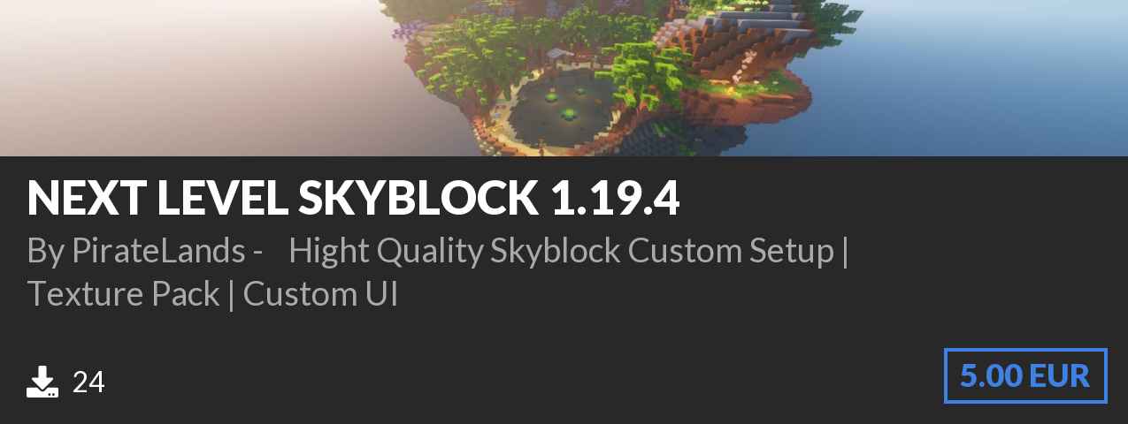 Download NEXT LEVEL SKYBLOCK 1.19.4 on Polymart.org