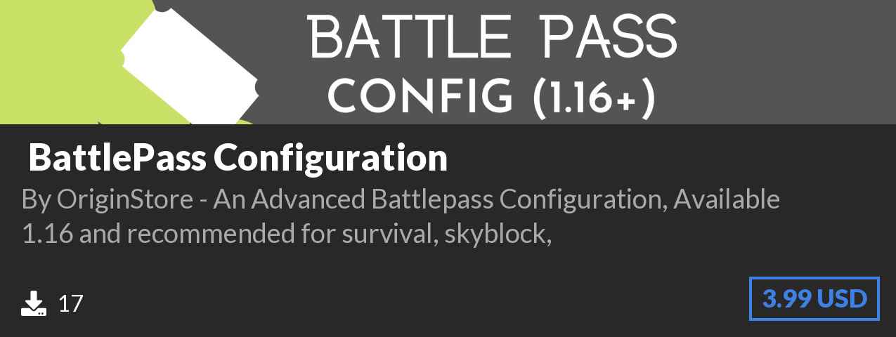 Download ⭐ BattlePass Configuration on Polymart.org