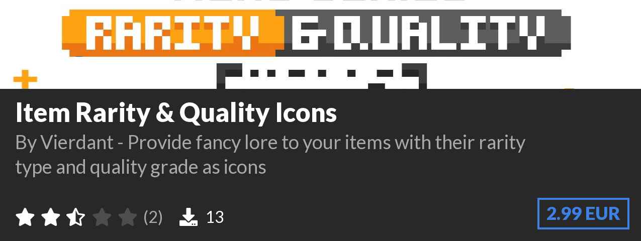 Download Item Rarity & Quality Icons on Polymart.org