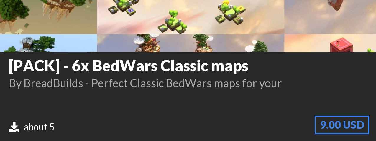 Download [PACK] - 6x BedWars Classic maps on Polymart.org