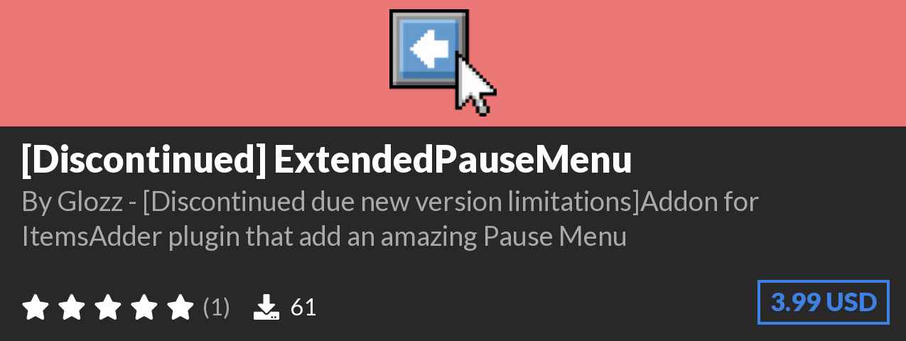 Download [ItemsAdder] Extended Pause Menu on Polymart.org