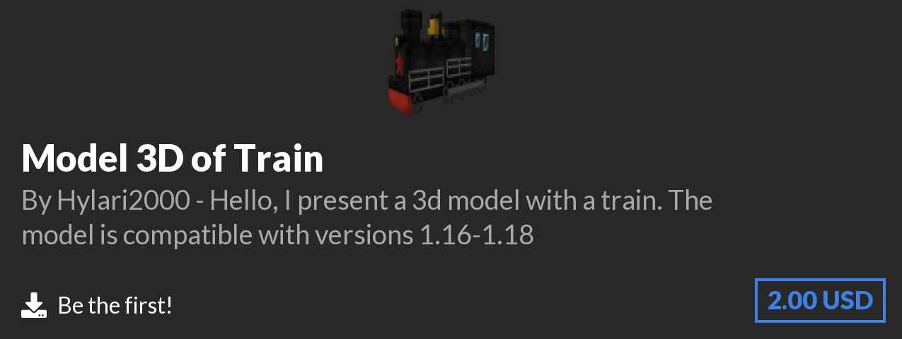 Download Model 3D of Train on Polymart.org