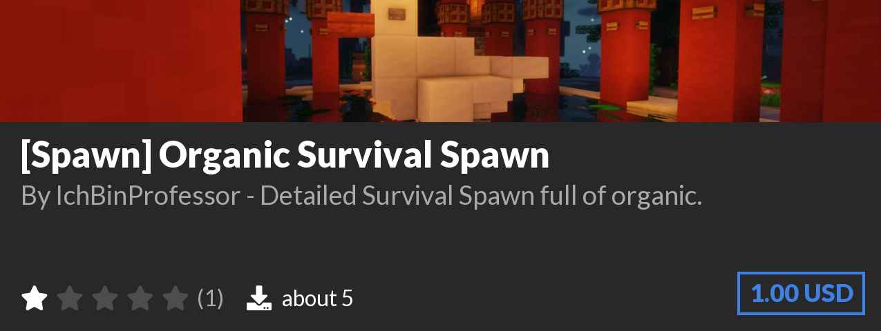 Download [Spawn] Organic Survival Spawn on Polymart.org