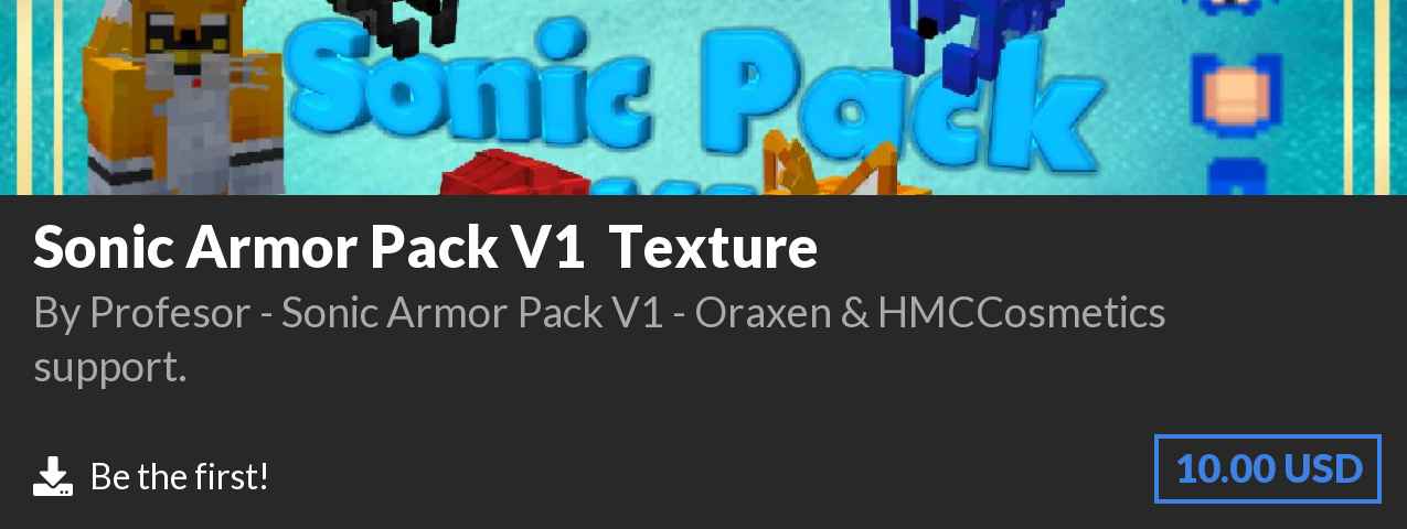 Download Sonic Armor Pack V1 – Texture on Polymart.org