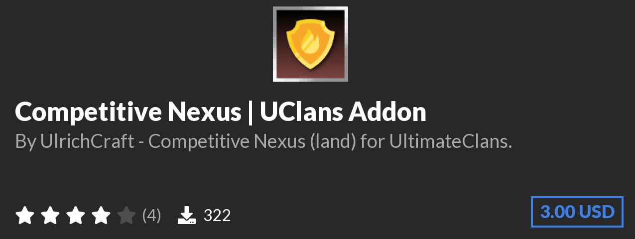 Download Competitive Nexus | UClans Addon on Polymart.org