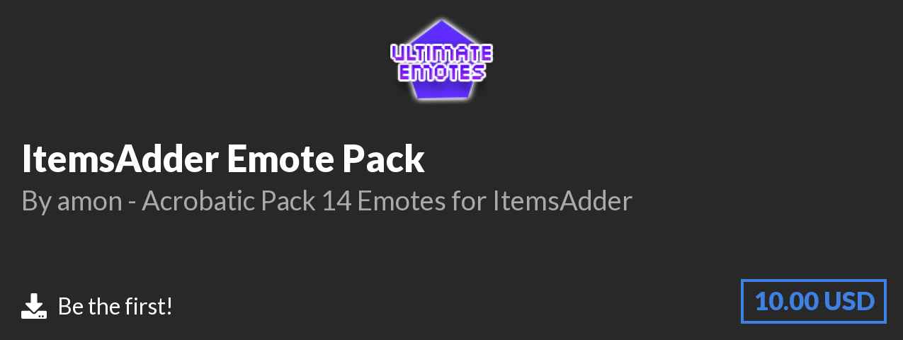 Download ItemsAdder Emote Pack on Polymart.org