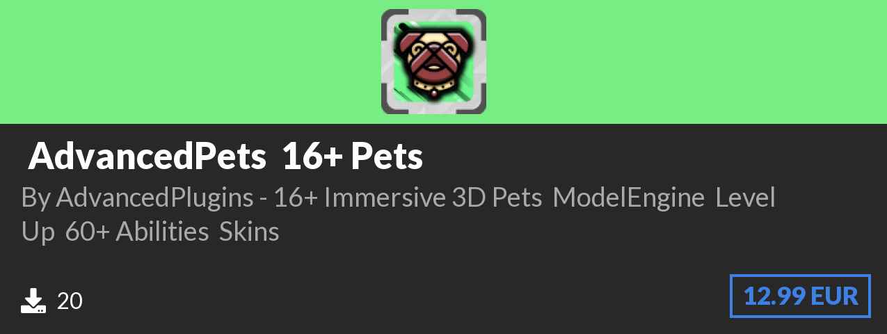 Download ⭐ AdvancedPets ⭐ 16+ Pets on Polymart.org