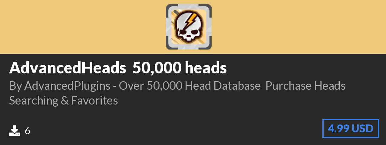 Download AdvancedHeads ⭐ 50,000 heads on Polymart.org