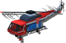 Fire department helicopter