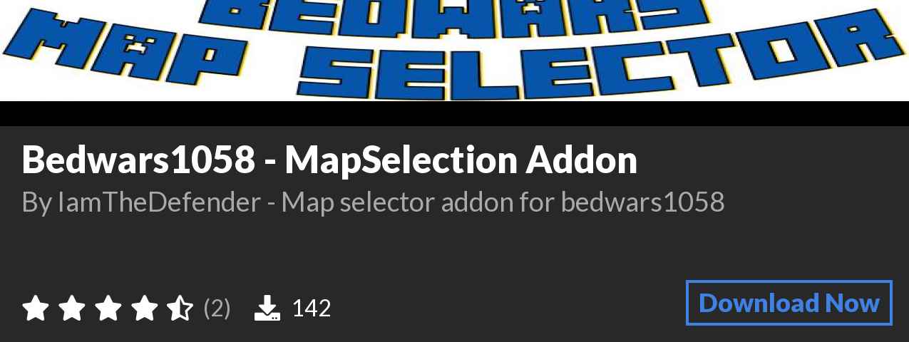 Download Bedwars1058 - MapSelection Addon on Polymart.org