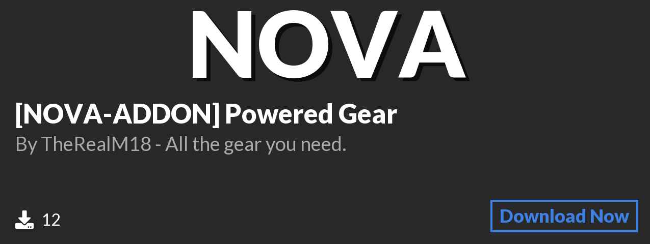 Download [NOVA-ADDON] Powered Gear on Polymart.org