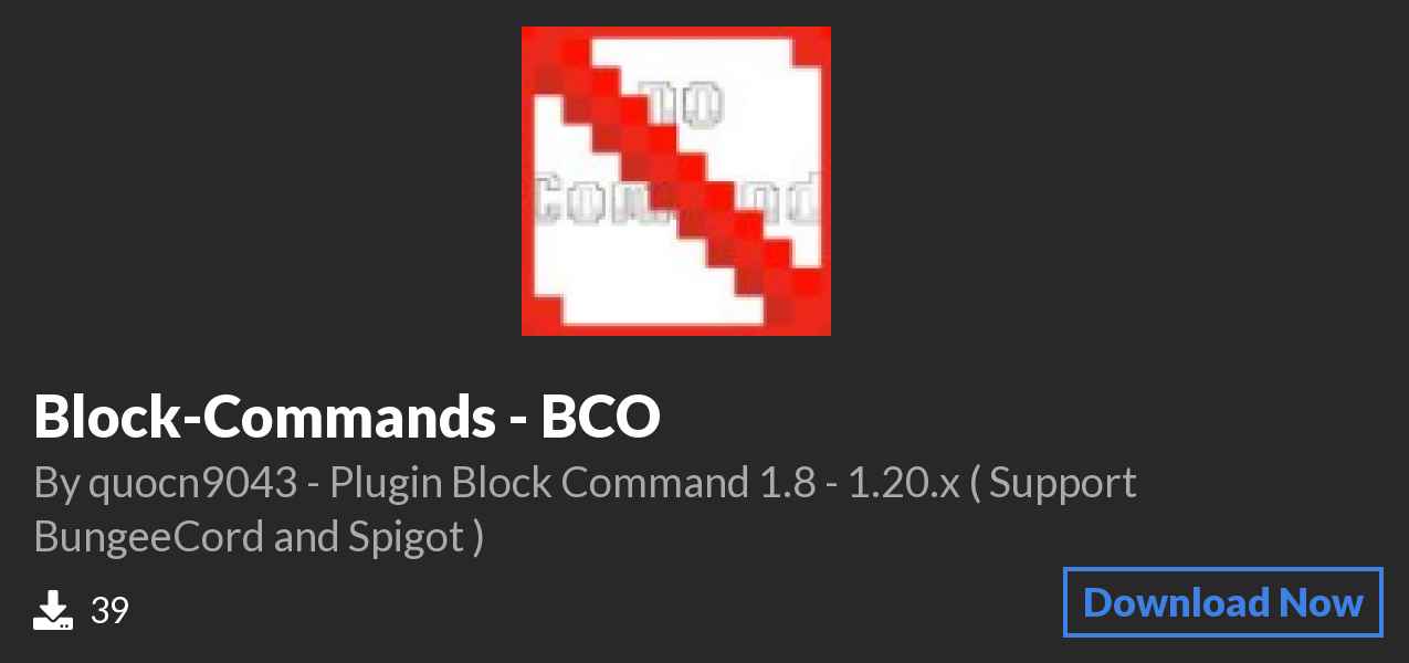 Download Block-Commands - BCO on Polymart.org