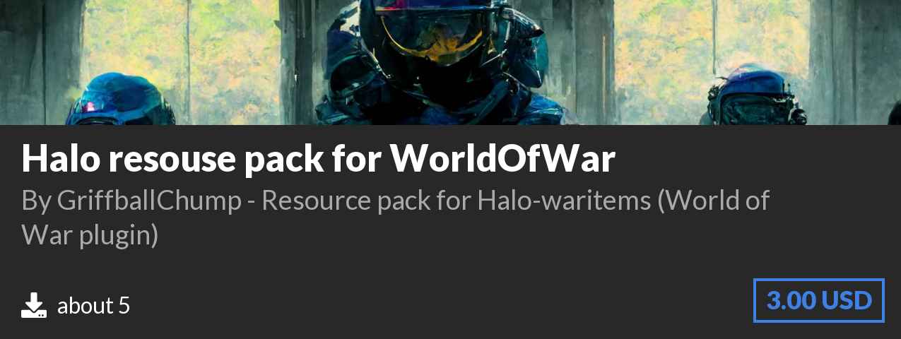 Download Halo resouse pack for WorldOfWar on Polymart.org
