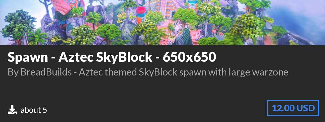 Download Spawn - Aztec SkyBlock - 650x650 on Polymart.org