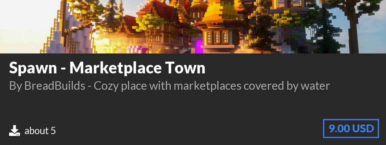 Download Spawn - Marketplace Town on Polymart.org