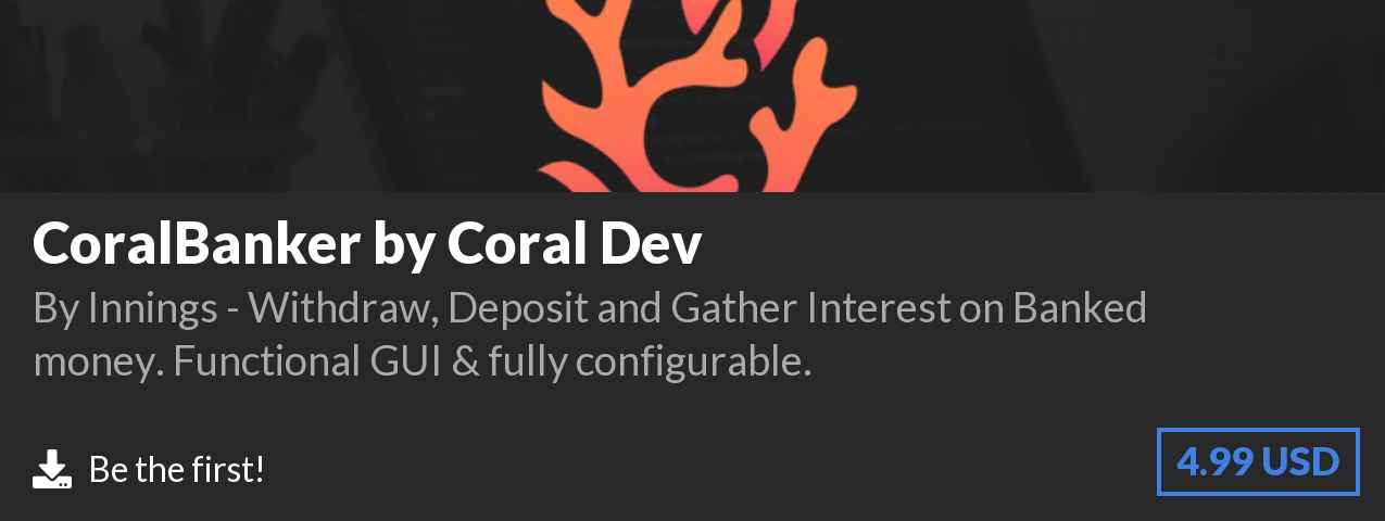 Download CoralBanker by Coral Dev on Polymart.org