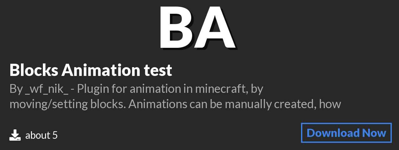 Download Blocks Animation test on Polymart.org