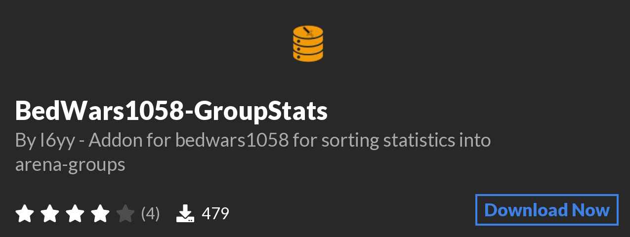 Download BedWars1058-GroupStats on Polymart.org