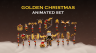 Golden Christmas Animated Set