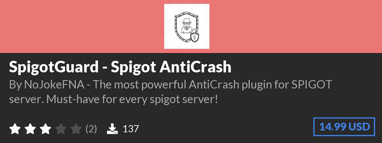 Download SpigotGuard - Spigot AntiCrash on Polymart.org