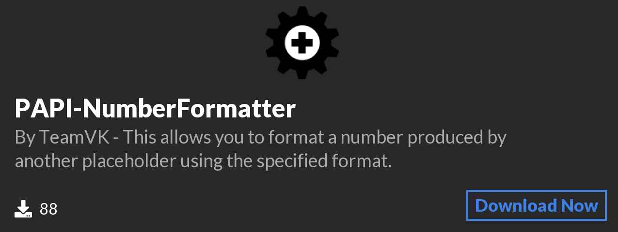 Download PAPI-NumberFormatter on Polymart.org