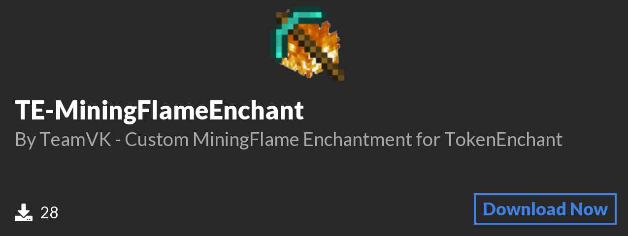 Download TE-MiningFlameEnchant on Polymart.org