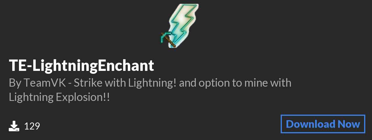 Download TE-LightningEnchant on Polymart.org