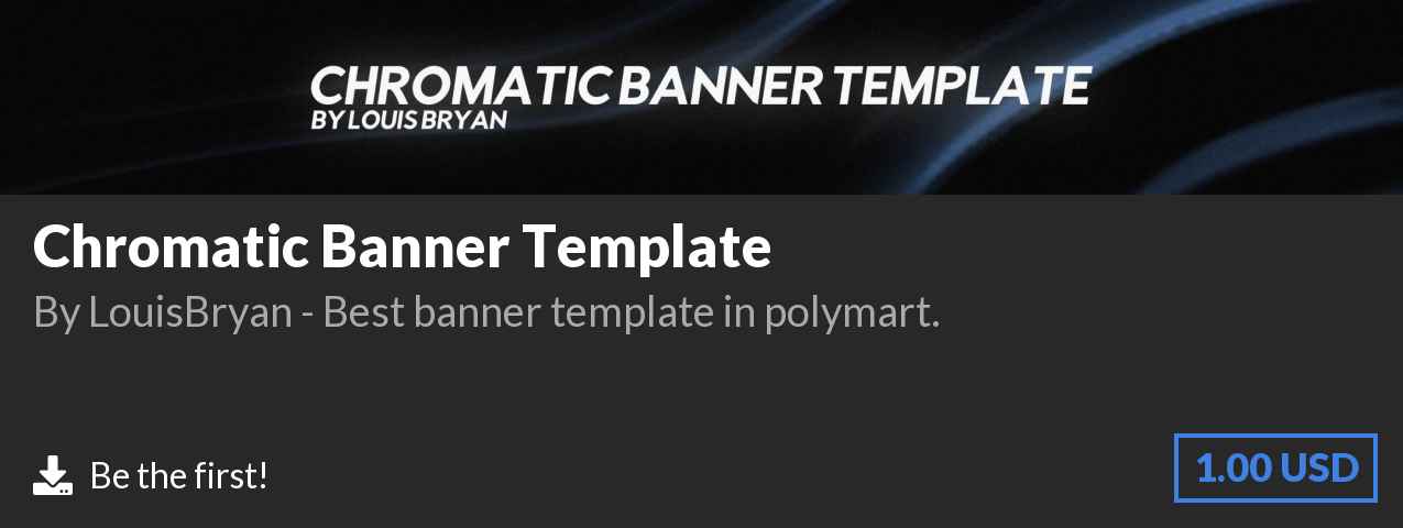Download Chromatic Banner Template on Polymart.org