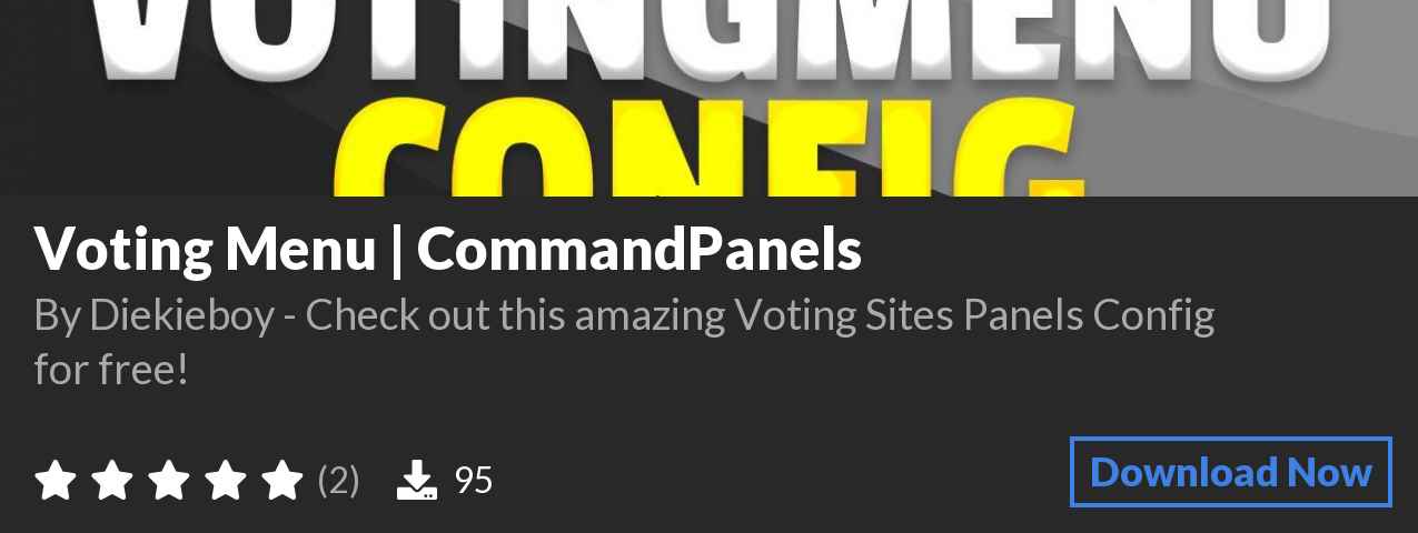 Download Voting Menu | CommandPanels on Polymart.org