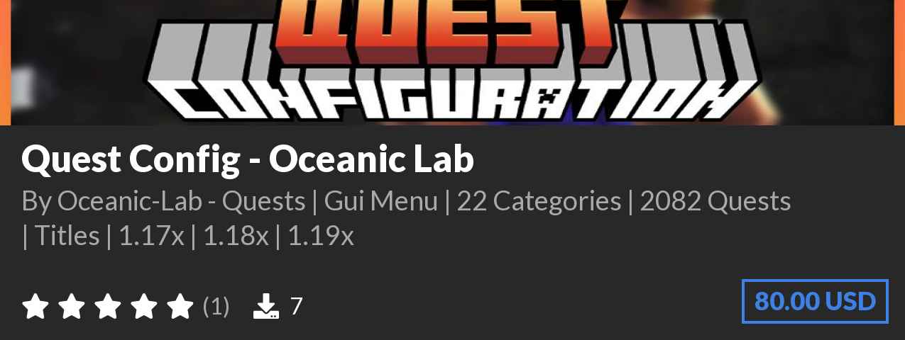 Download Quest Config - Oceanic Lab on Polymart.org