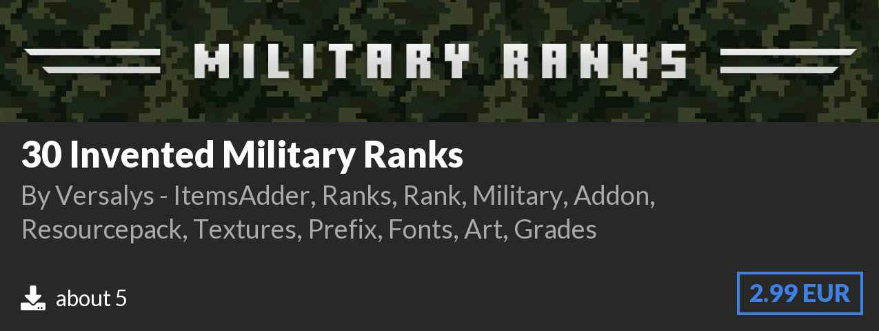 Download 30 Invented Military Ranks on Polymart.org