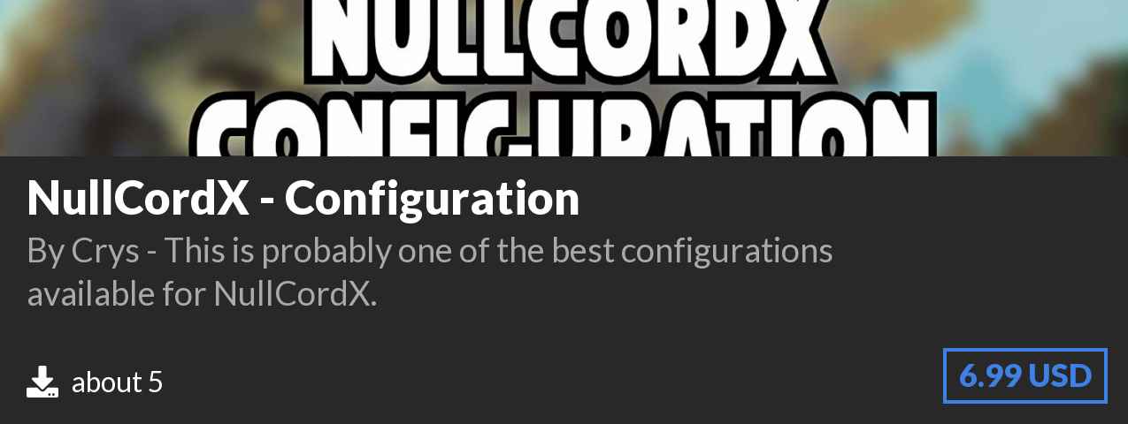 Download NullCordX - Configuration on Polymart.org