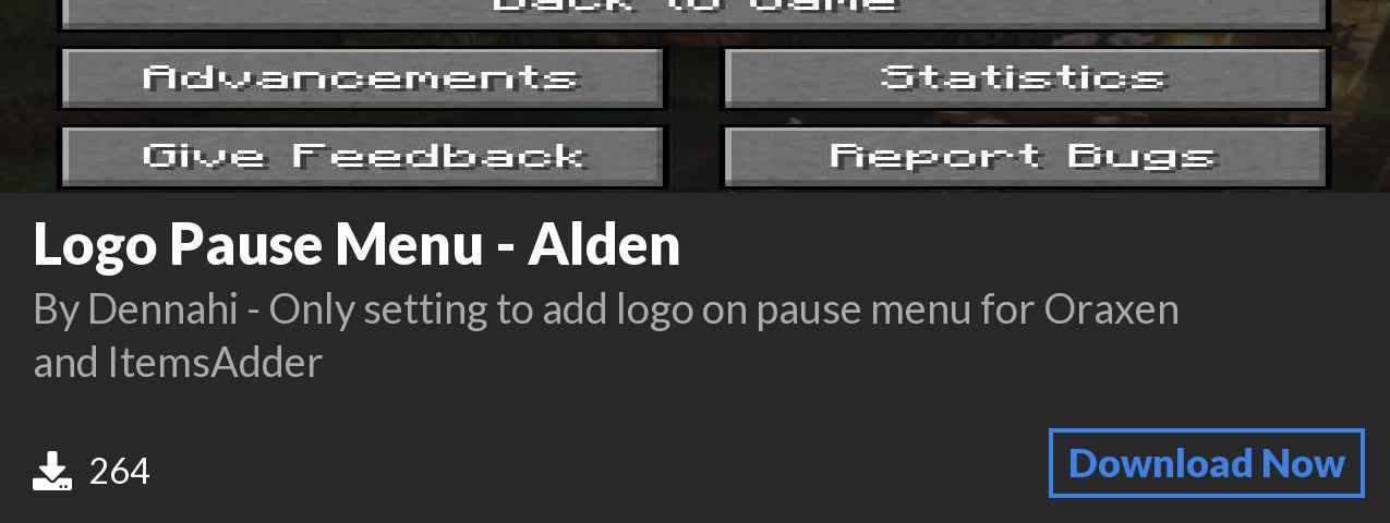 Download Logo Pause Menu - Alden on Polymart.org