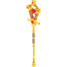 Gold and Fire Staff