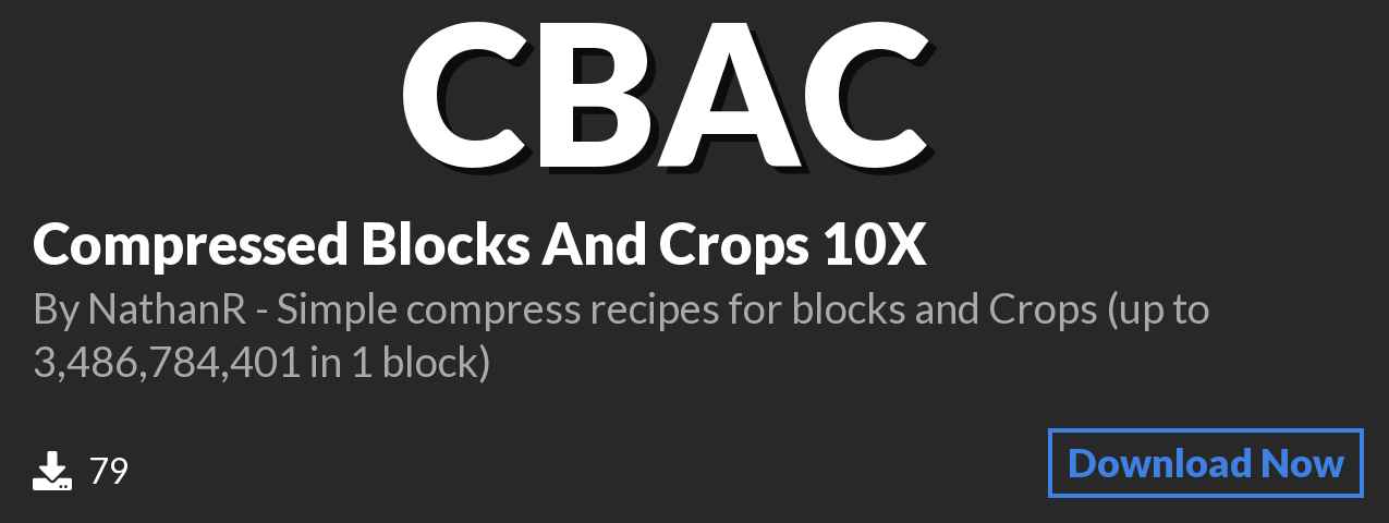 Download Compressed Blocks And Crops 10X on Polymart.org