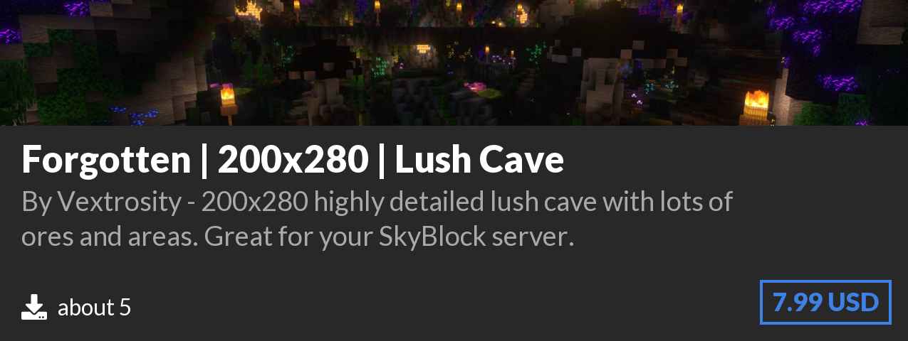 Download Forgotten | 200x280 | Lush Cave on Polymart.org