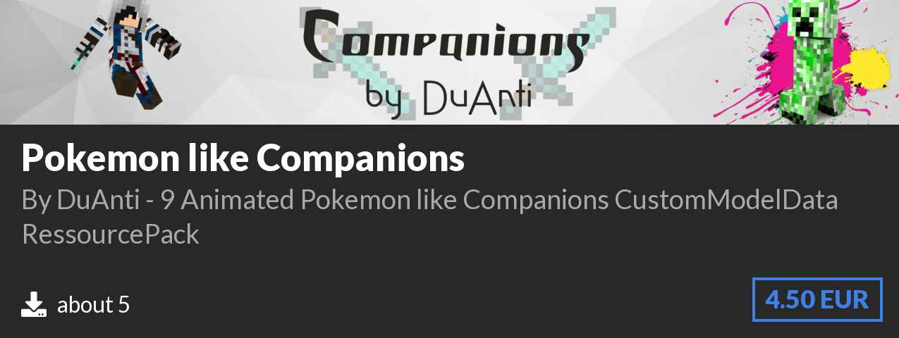 Download Pokemon like Companions on Polymart.org