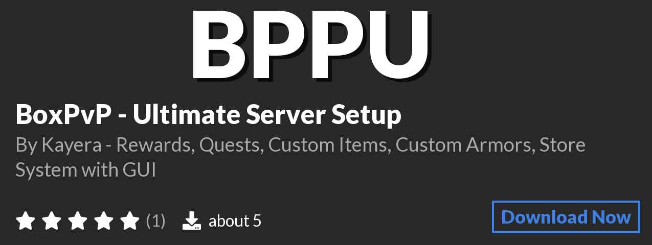 Download BoxPvP - Ultimate Server Setup on Polymart.org