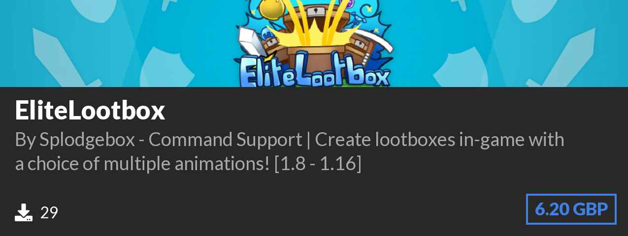 Download EliteLootbox on Polymart.org