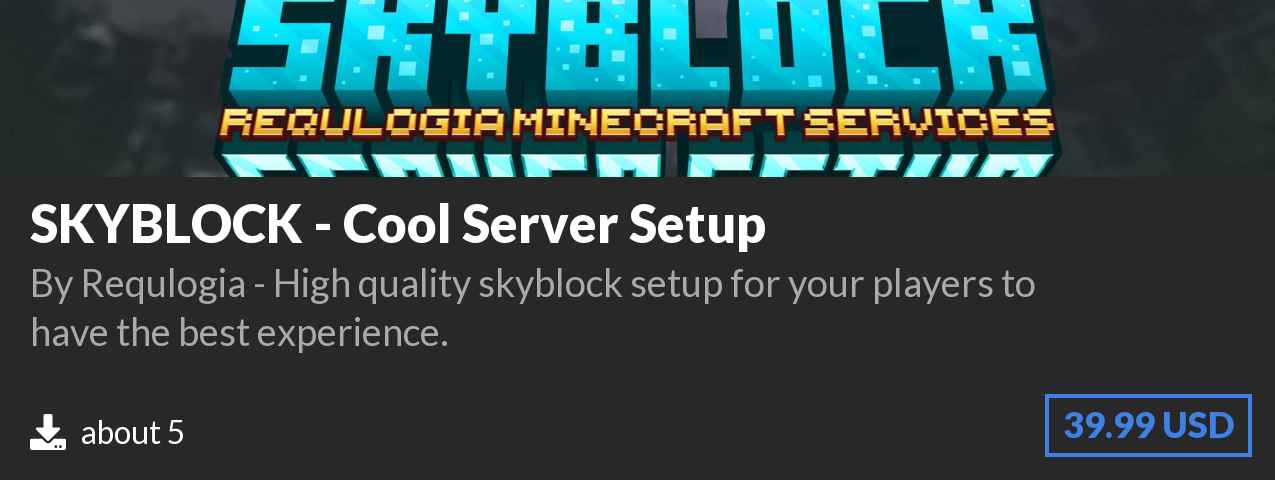 Download SKYBLOCK - Unique Server Setup on Polymart.org